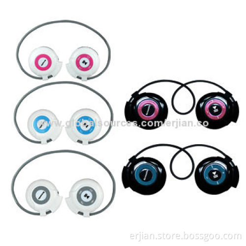 Sports Earphones for iPod with Bluetooth, Built-in Microphone, FM Radio and microSD Card Reader